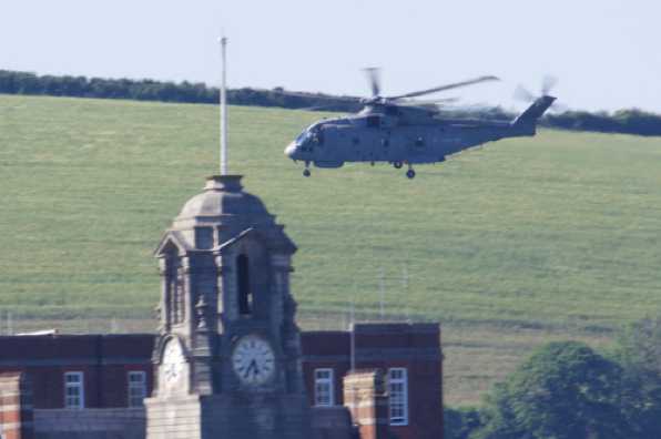 01 June 2020 - 17-35-51 
Merlin did a quick couple of laps of BRNC, Dartmouthand then sped off back the way he came (northwards)
--------------------------
Royal Navy Merlin ZH834 of 824 Squadron